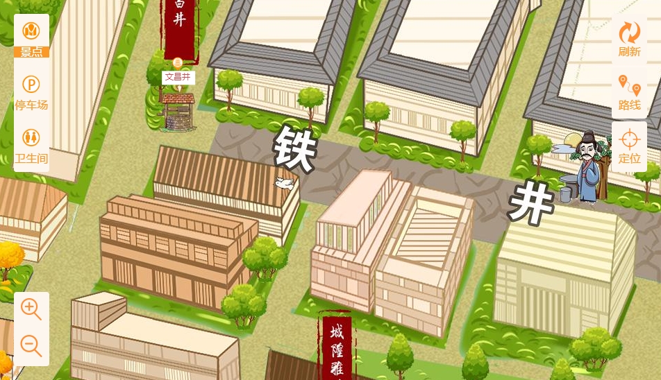 锦山镇智慧景区：手绘地图与语音导览的完美融合